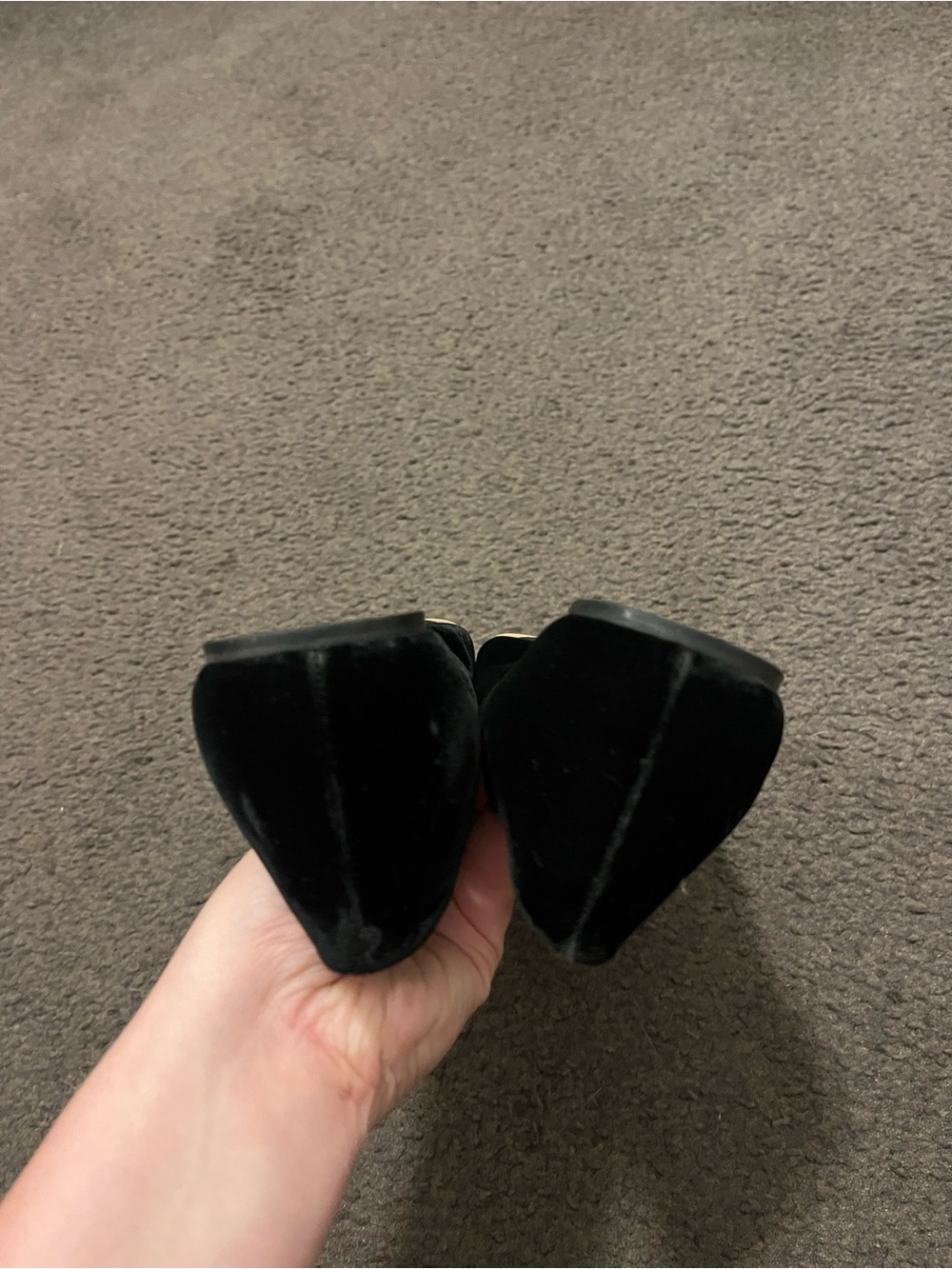 Tabitha Simmons Hermione Velvet Flats - Picture 7 of 7